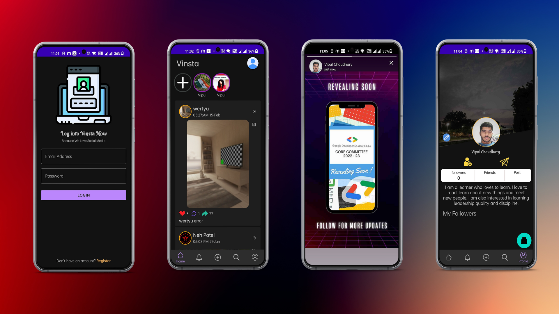 Social Media App screenshot 1